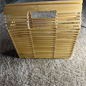 Fashion Hollow Out Square Straw Hand Bags